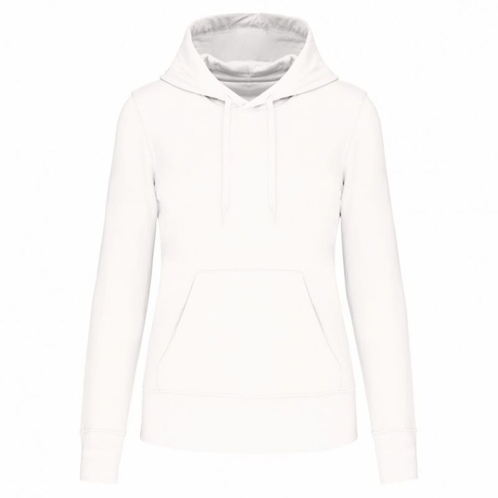 Kariban Womens/Ladies Hoodie / White